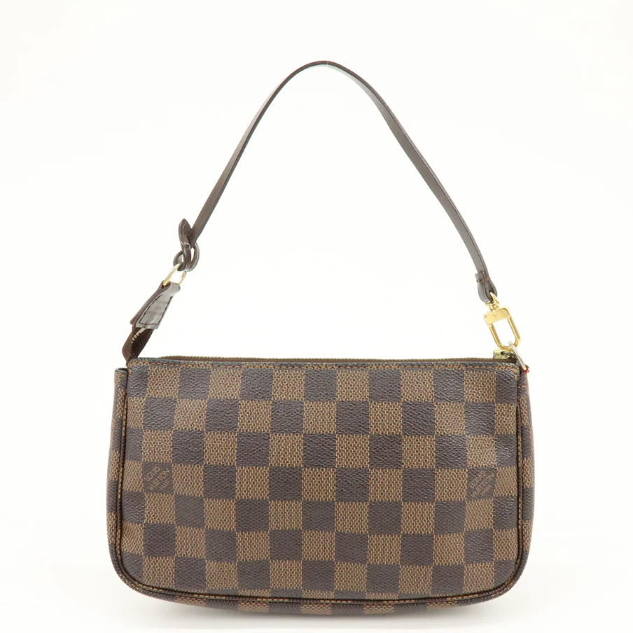Louis Vuitton - Pochette accessoires - Damier Ebène + Entrupy