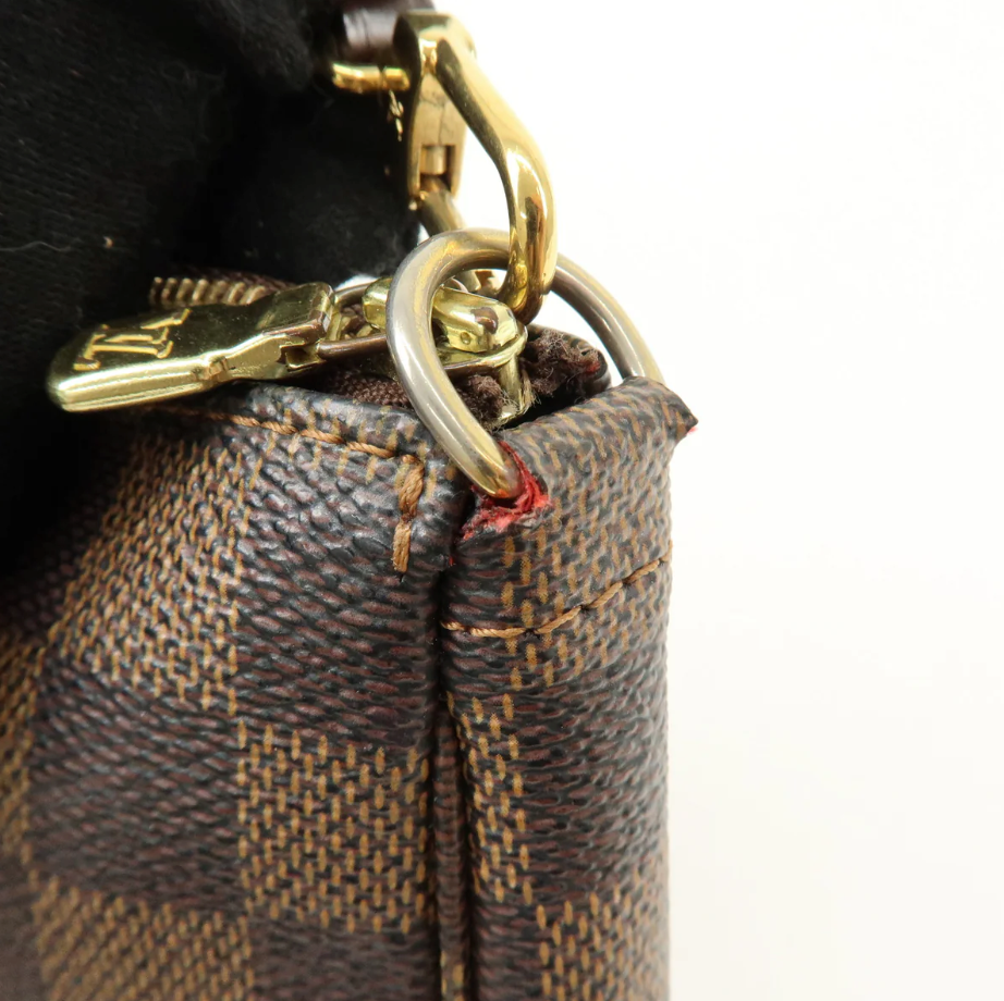 Louis Vuitton - Pochette accessoires - Damier Ebène + Entrupy