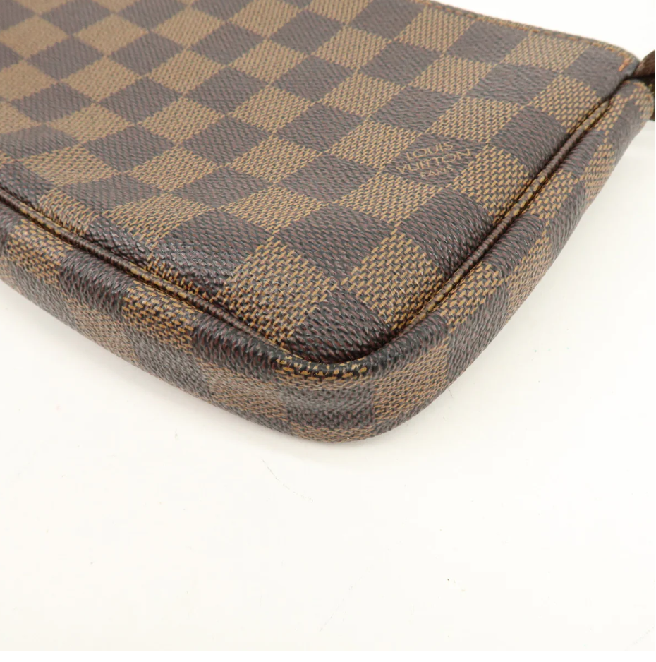 Louis Vuitton - Pochette accessoires - Damier Ebène + Entrupy