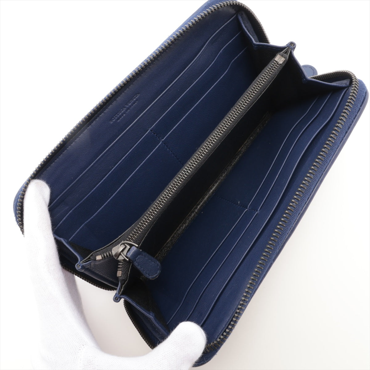BOTTEGA VENETA - Portefeuille Zippé Intrecciato