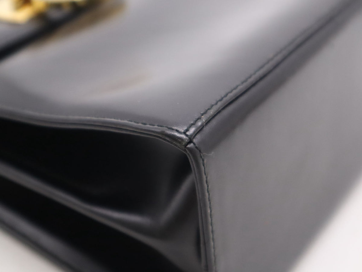 Salvatore Ferragamo - Sac Vintage Gancini noir