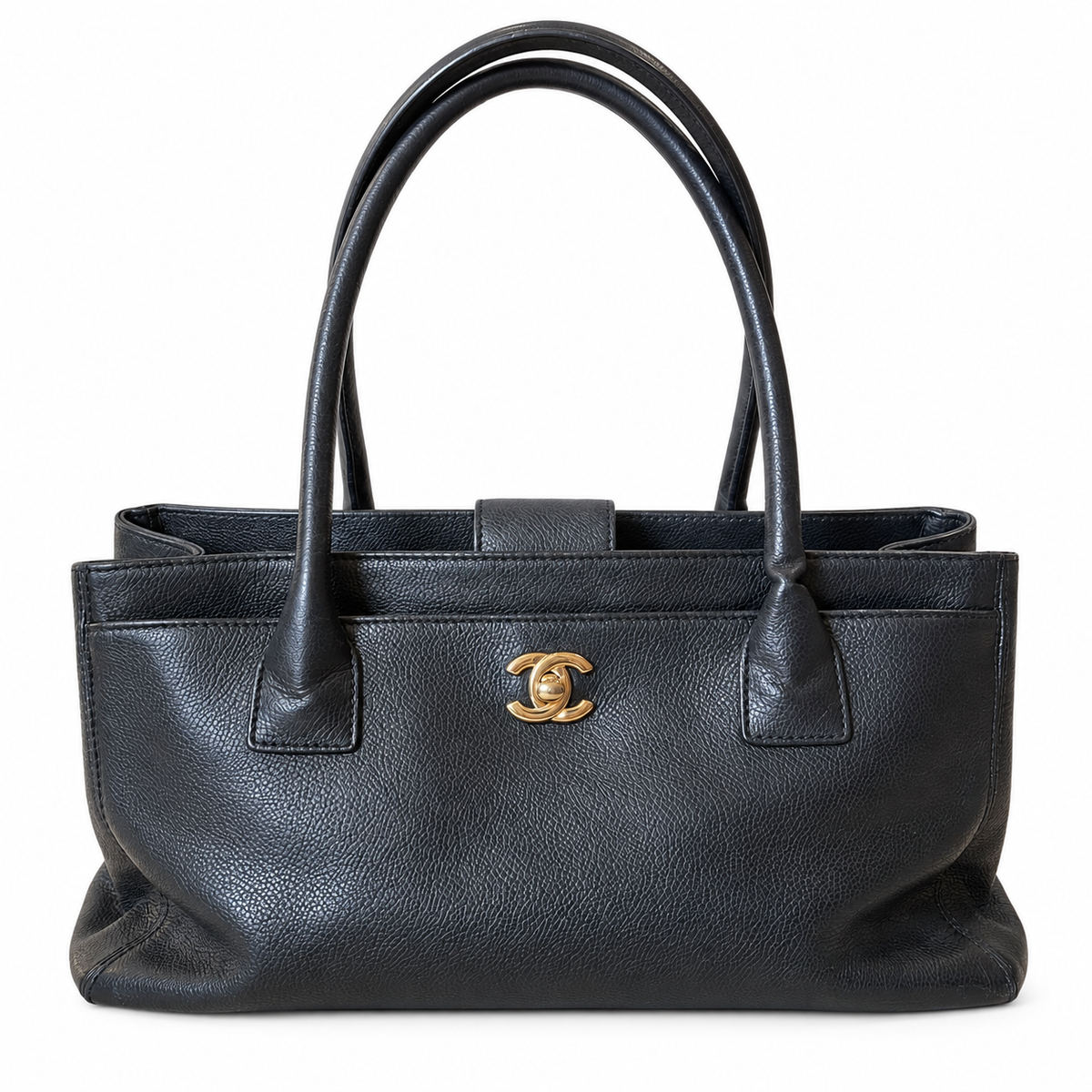 Chanel - Petit cabas cuir grainé Cerf Executive
