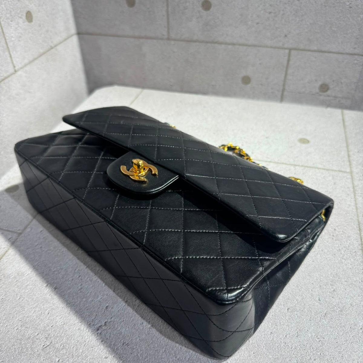 Chanel - Vintage Classic Médium 25cm double flap timeless