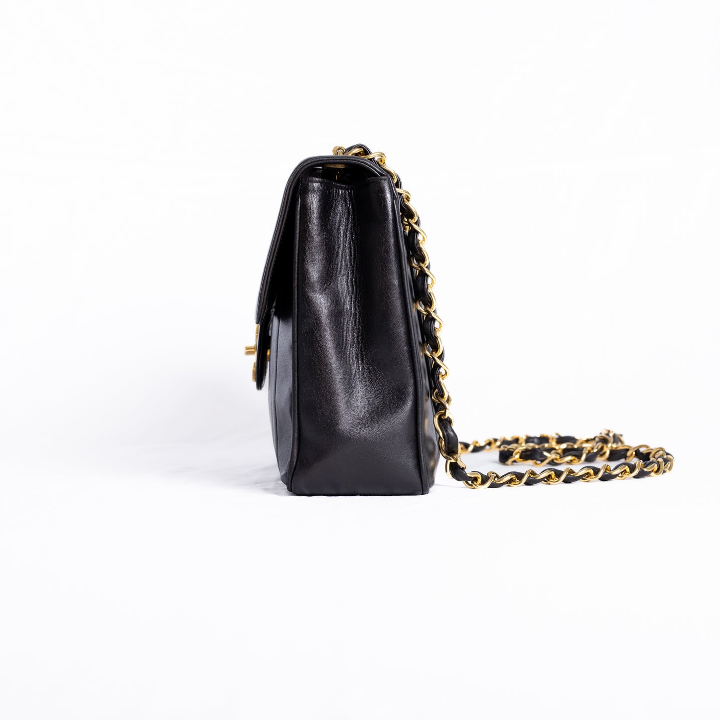 CHANEL Sac Mademoiselle Jumbo Lambskin + certificat Entrupy