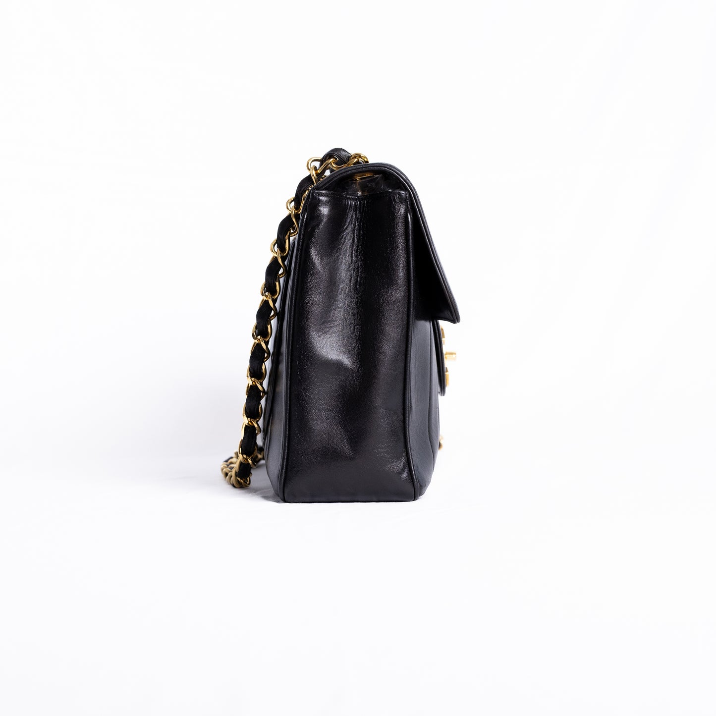 CHANEL Sac Mademoiselle Jumbo Lambskin + certificat Entrupy