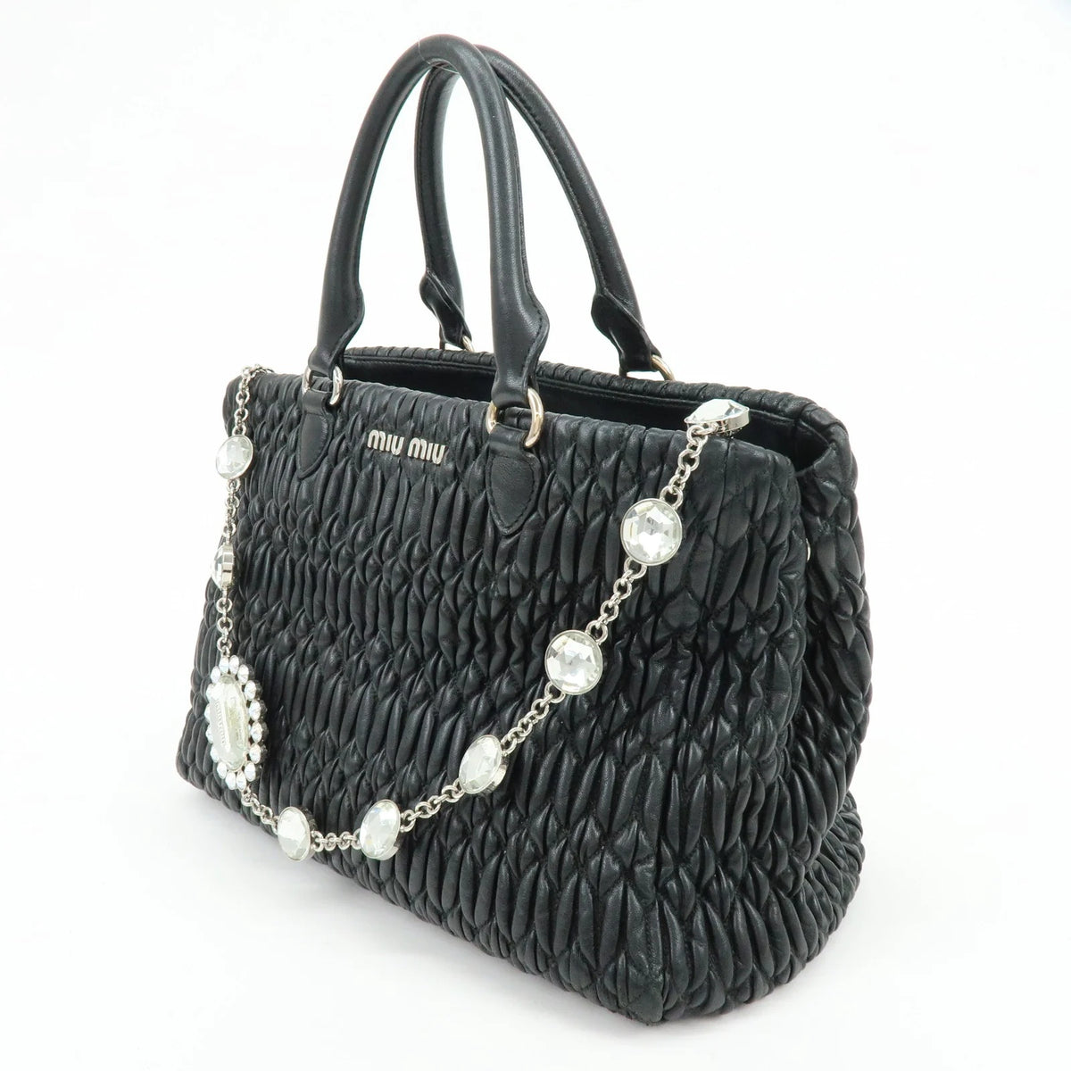 Miu Miu - Sac matelassé 2 way