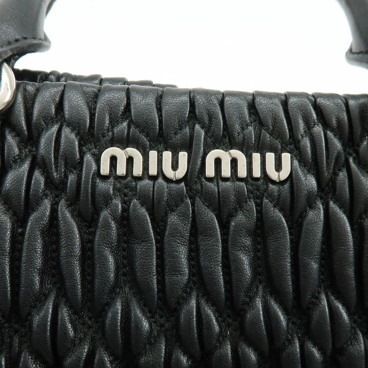 Miu Miu - Sac matelassé 2 way