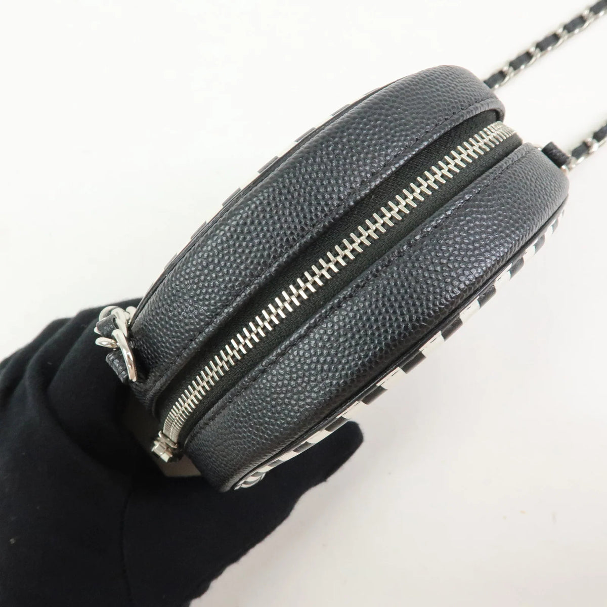 Chanel - Mini sac rond Filigree Cuir Caviar