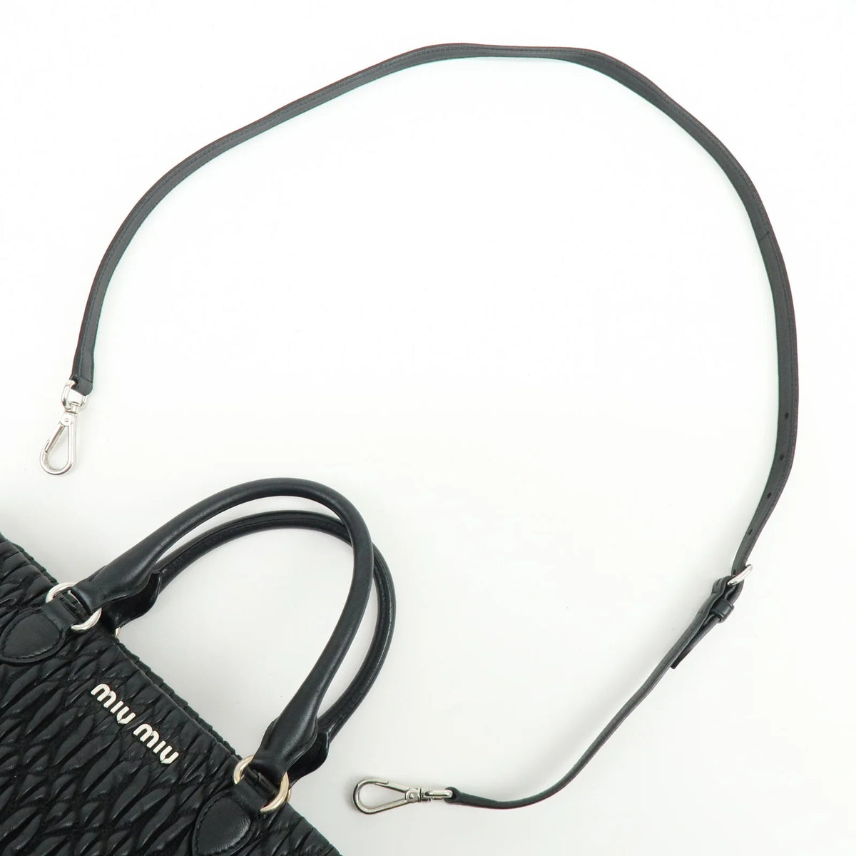 Miu Miu - Sac matelassé 2 way