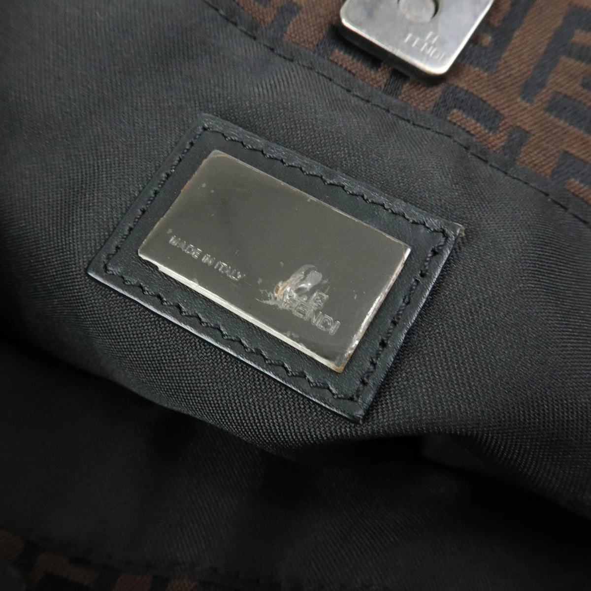 Fendi - Petit Tote toile Zucchino