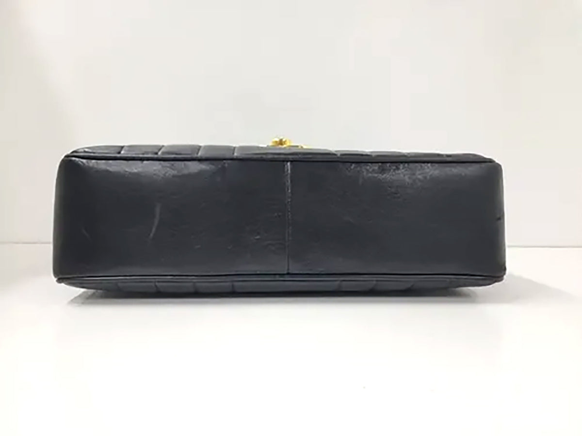 CHANEL Sac Mademoiselle Jumbo Lambskin + certificat Entrupy