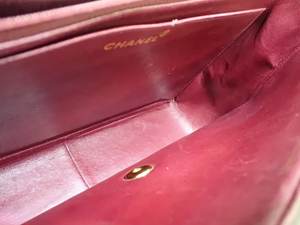 CHANEL Sac Mademoiselle Jumbo Lambskin + certificat Entrupy