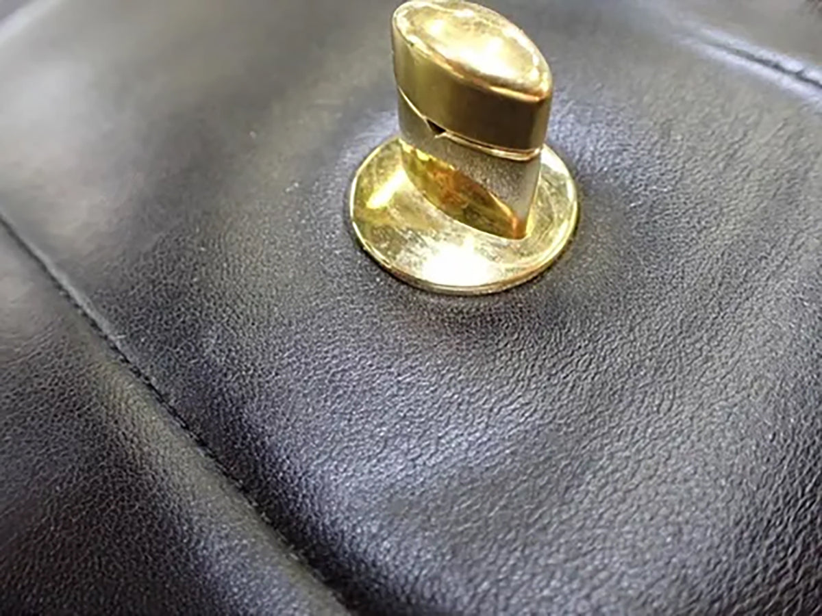 CHANEL Sac Mademoiselle Jumbo Lambskin + certificat Entrupy