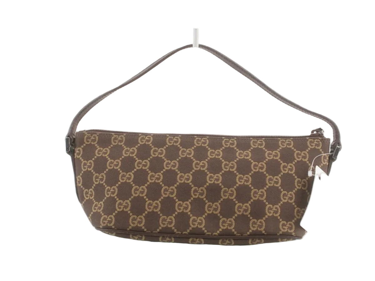 Gucci – Pochette Boat en toile GG marron