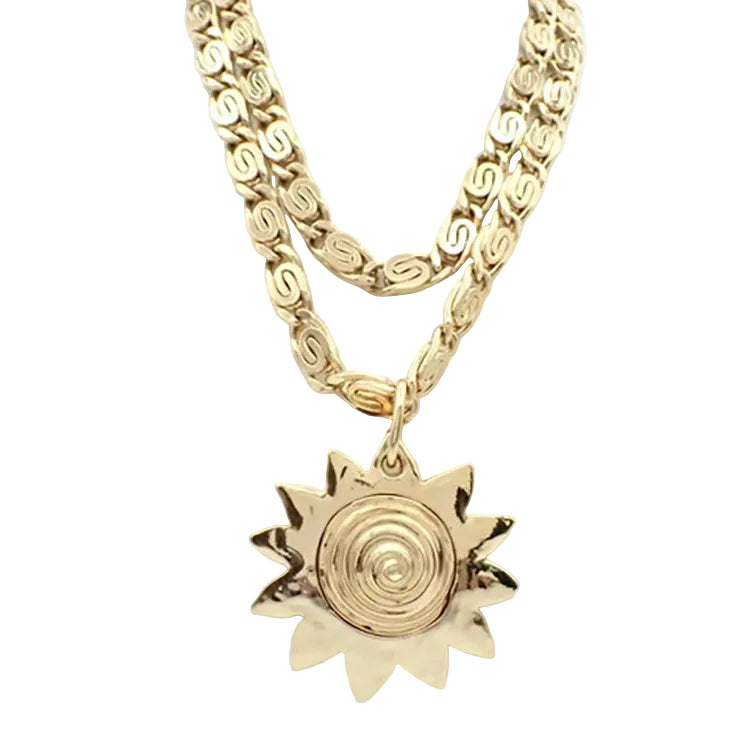 Givenchy - Rare collier vintage plaqué or