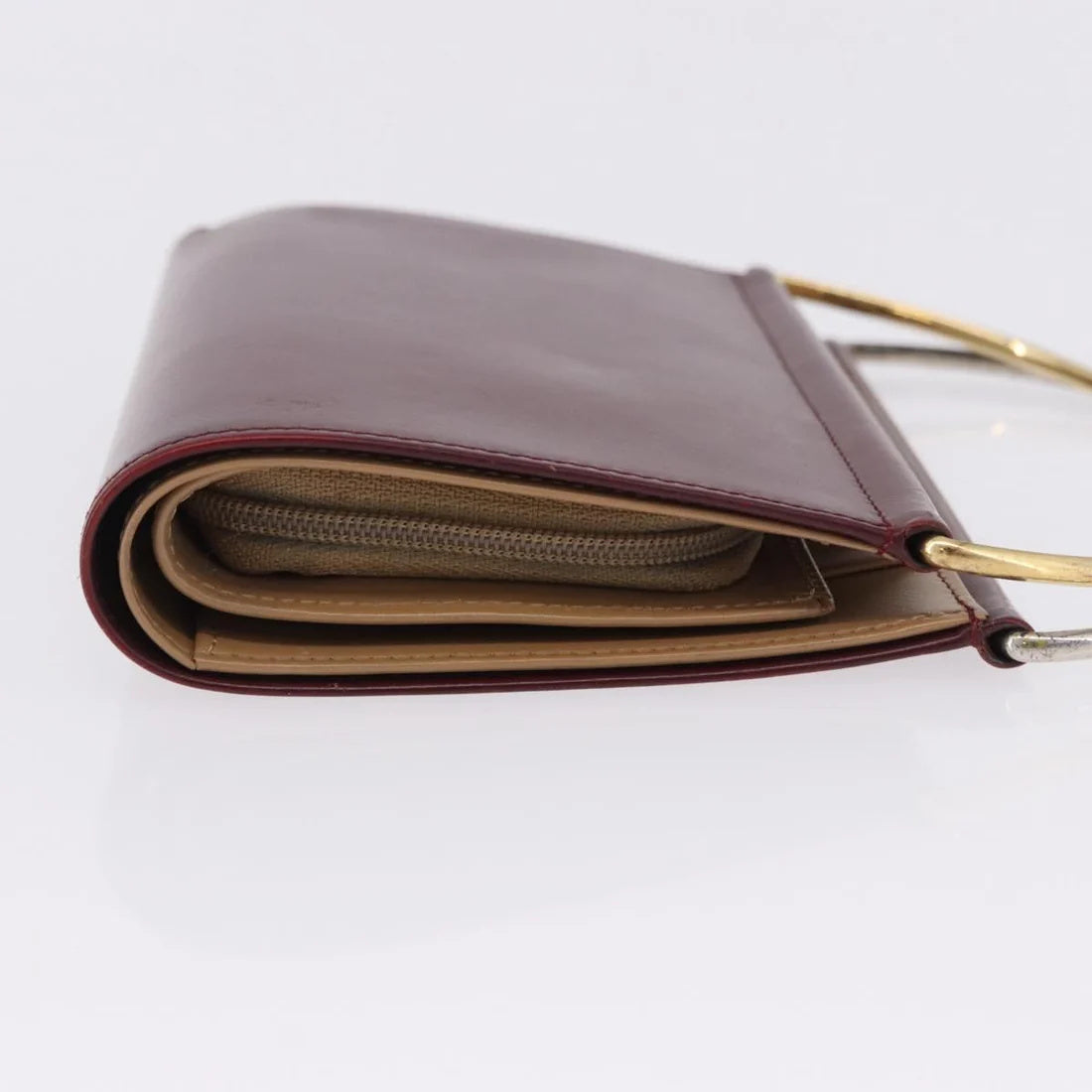 Cartier Vintage – Sac Trinity bordeaux