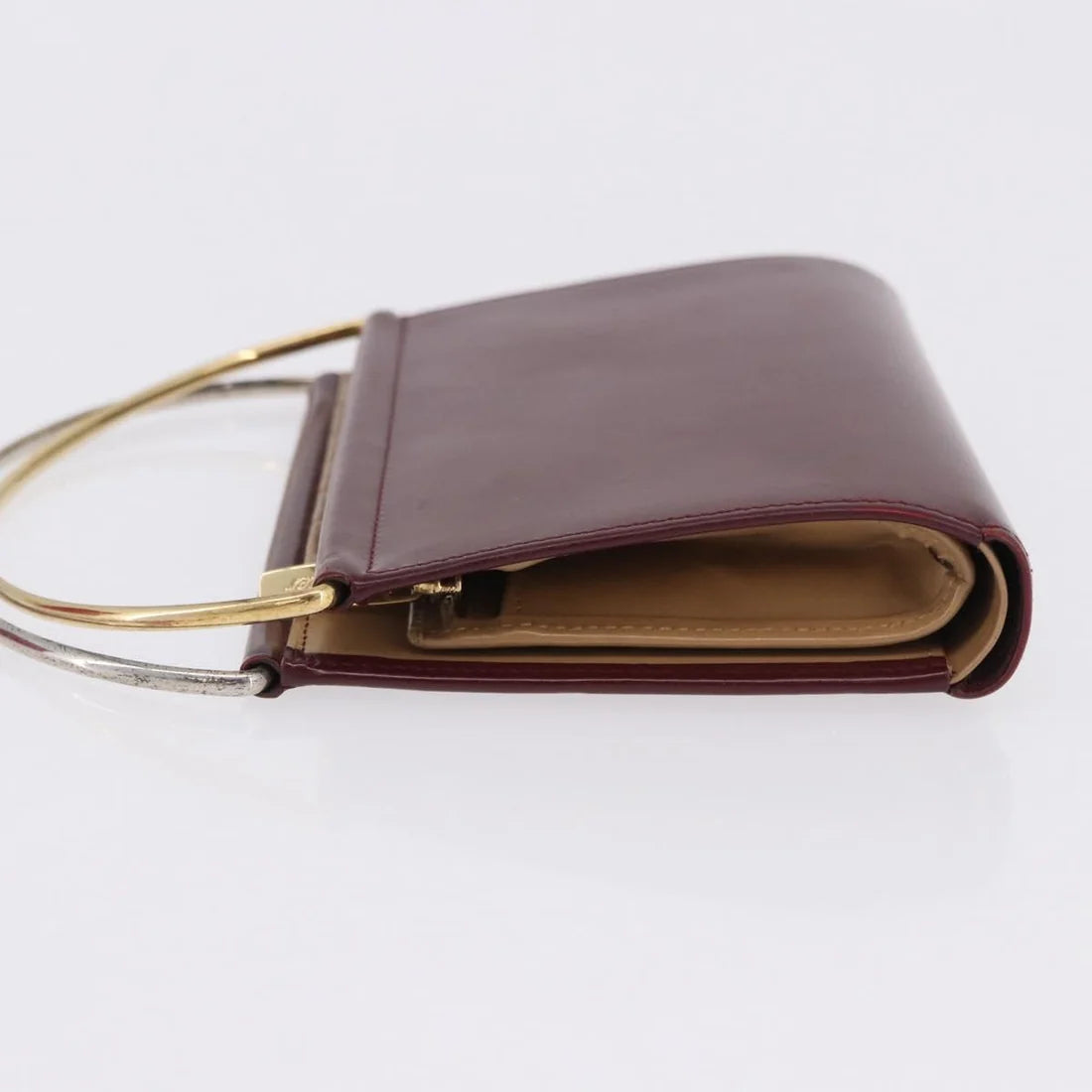 Cartier Vintage – Sac Trinity bordeaux