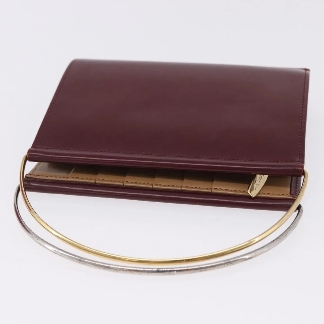Cartier Vintage – Sac Trinity bordeaux