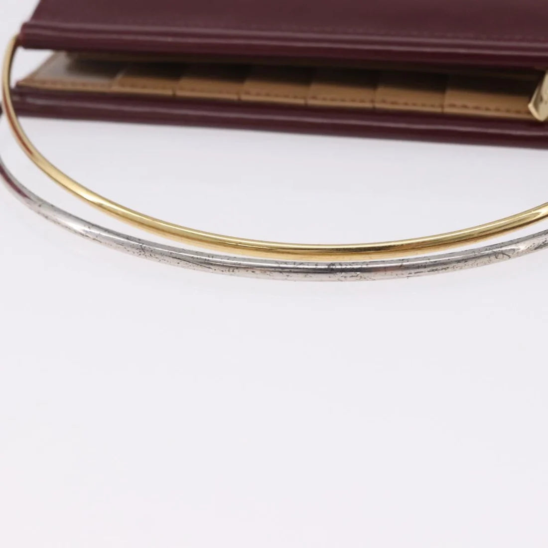 Cartier Vintage – Sac Trinity bordeaux