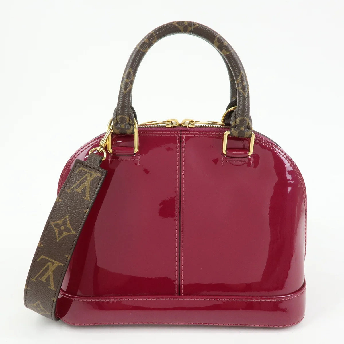 Louis Vuitton - Alma BB - Vernis lisse X monogram