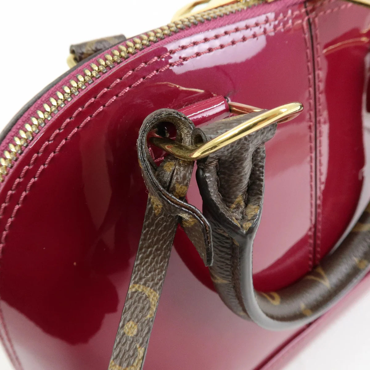 Louis Vuitton - Alma BB - Vernis lisse X monogram