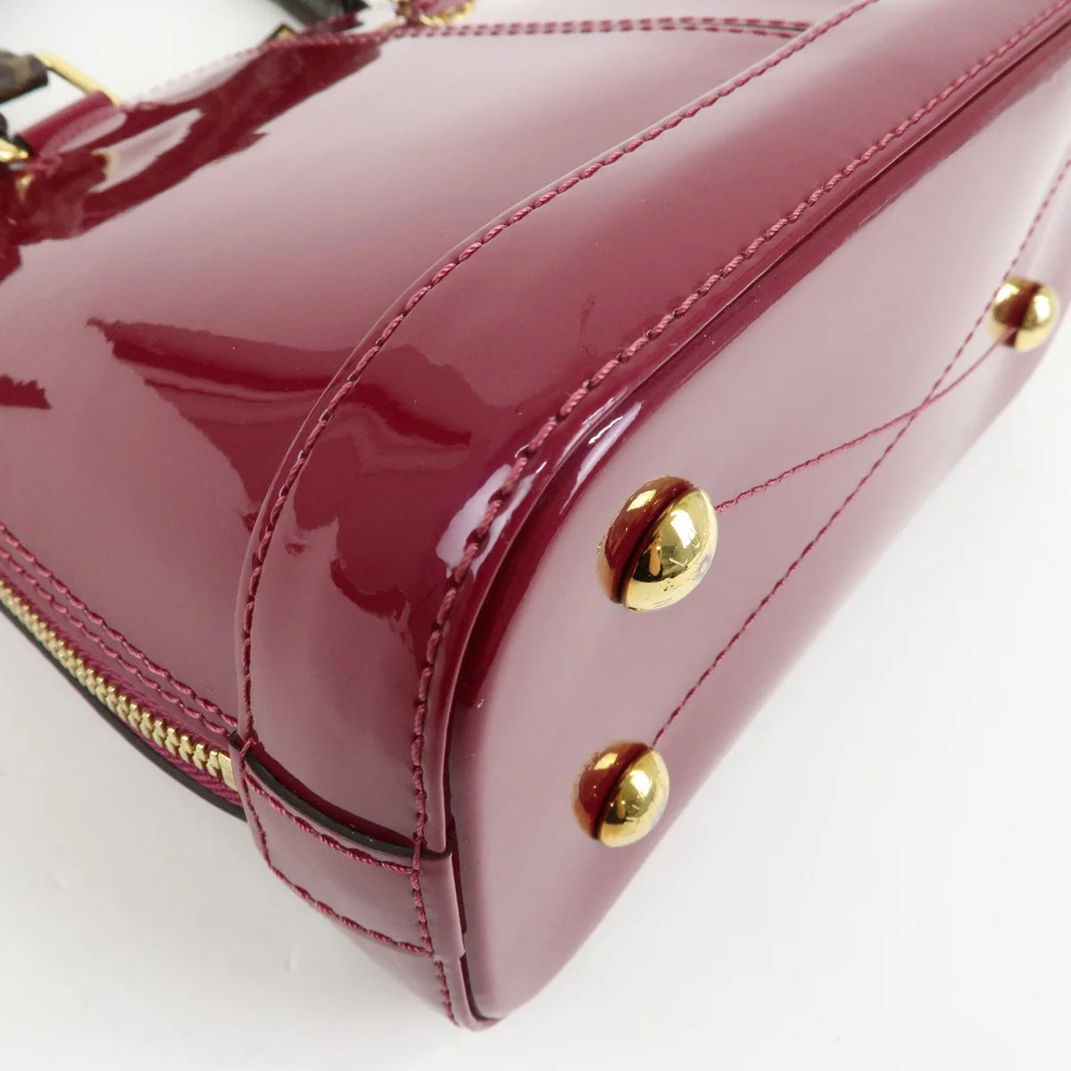 Louis Vuitton - Alma BB - Vernis lisse X monogram