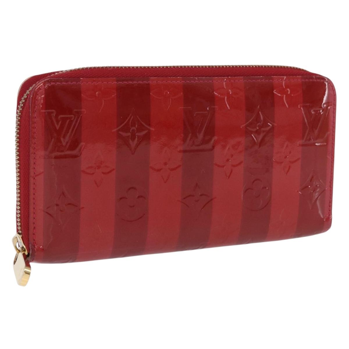 Louis Vuitton  - Portefeuille zippy Cuir vernis rayures