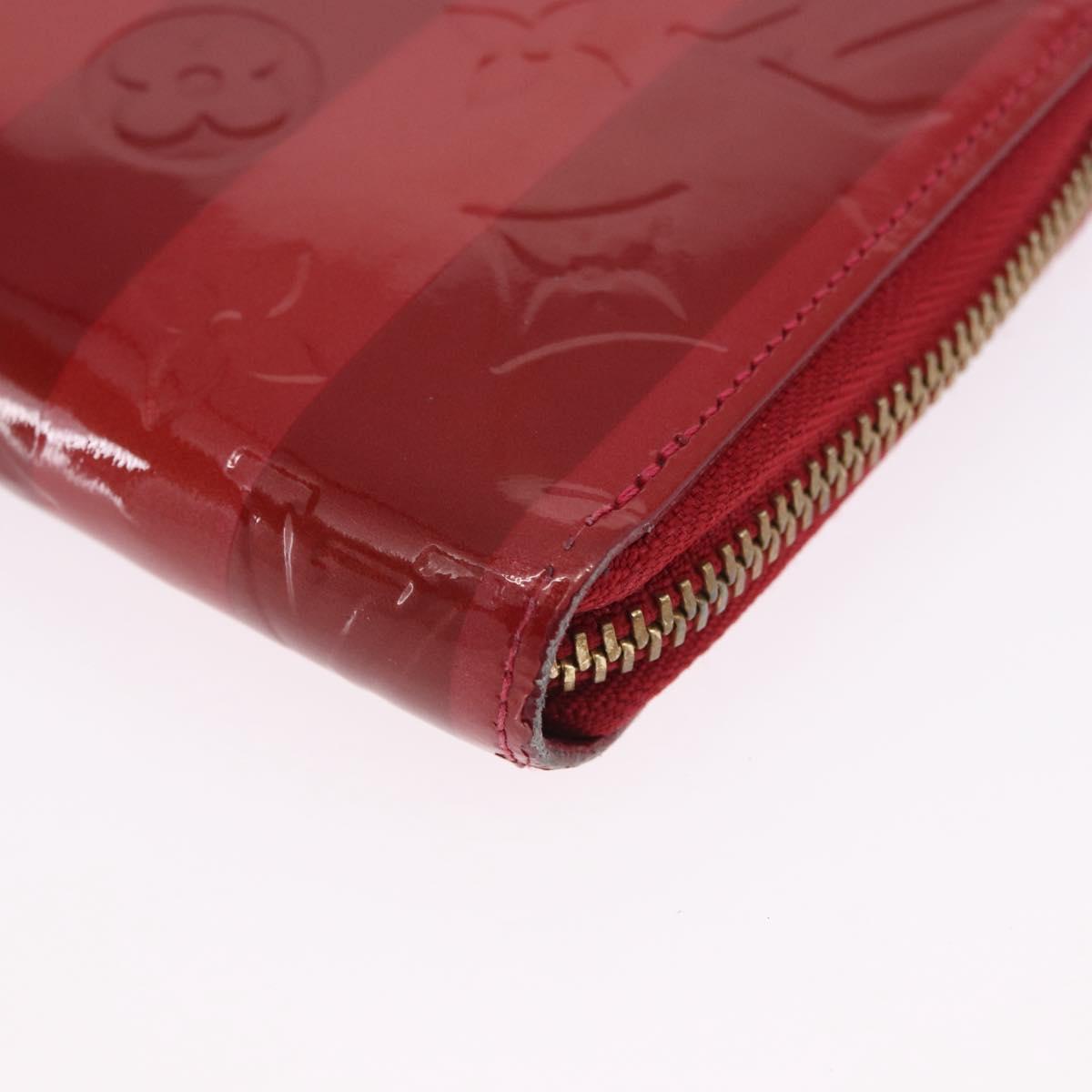 Louis Vuitton  - Portefeuille zippy Cuir vernis rayures