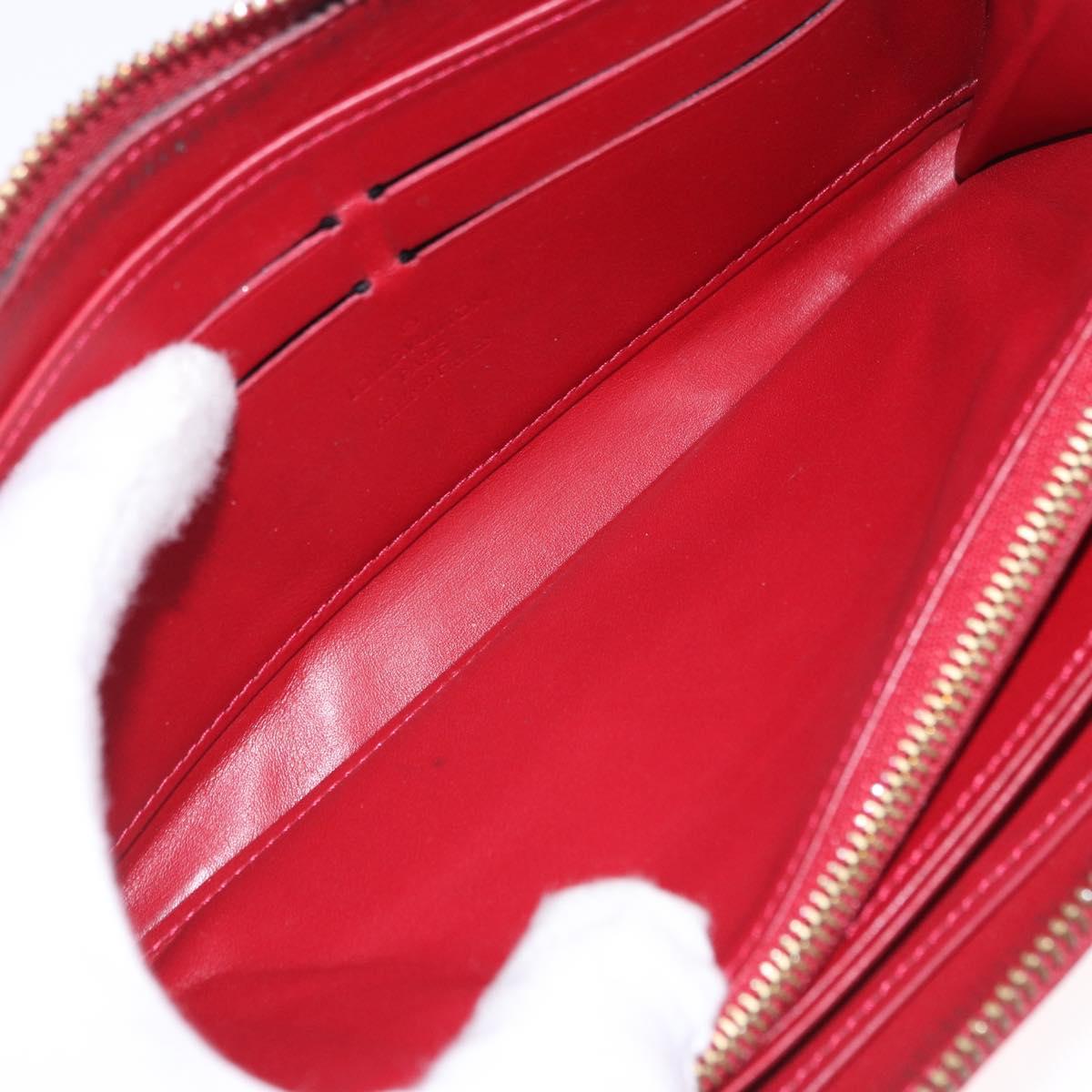Louis Vuitton  - Portefeuille zippy Cuir vernis rayures