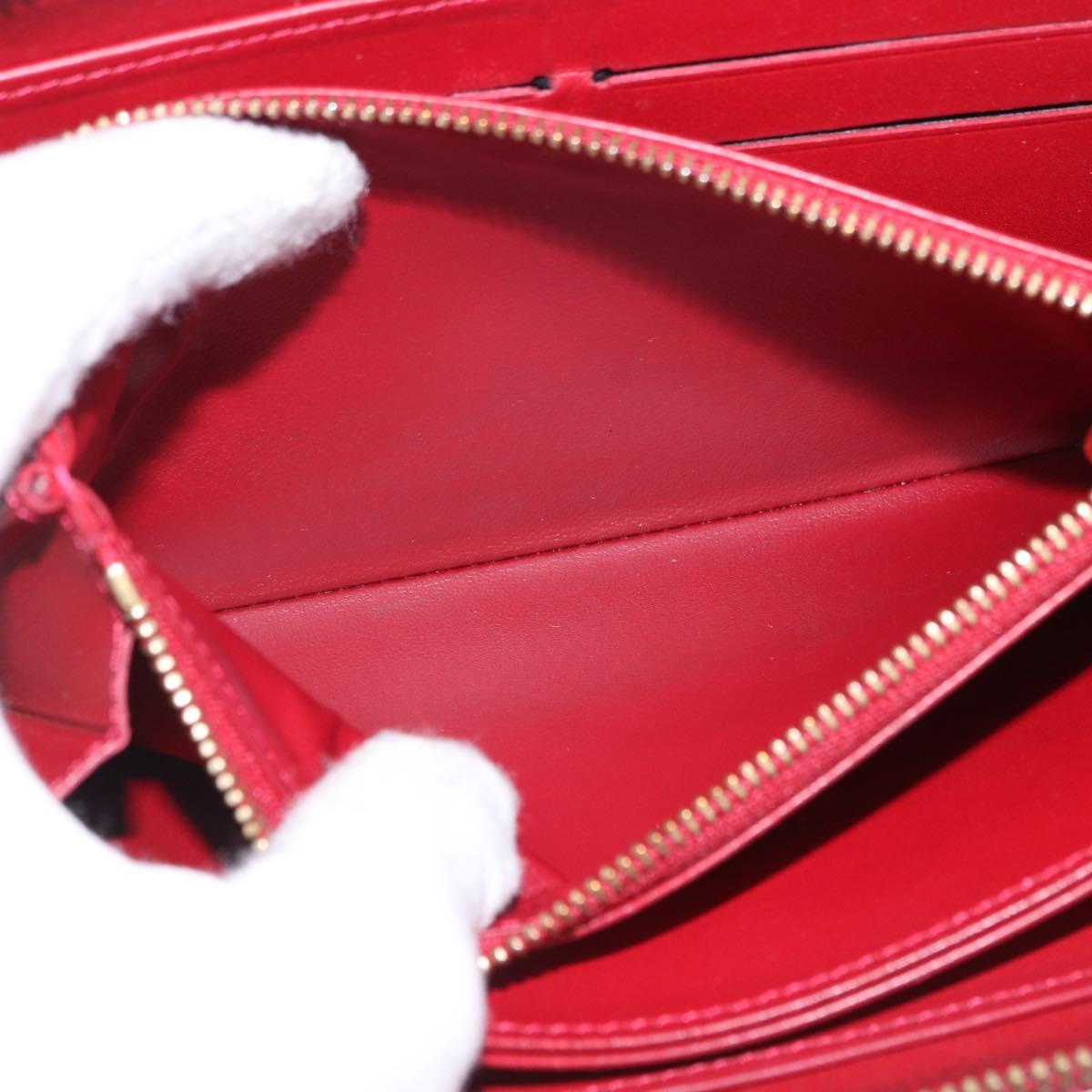 Louis Vuitton  - Portefeuille zippy Cuir vernis rayures