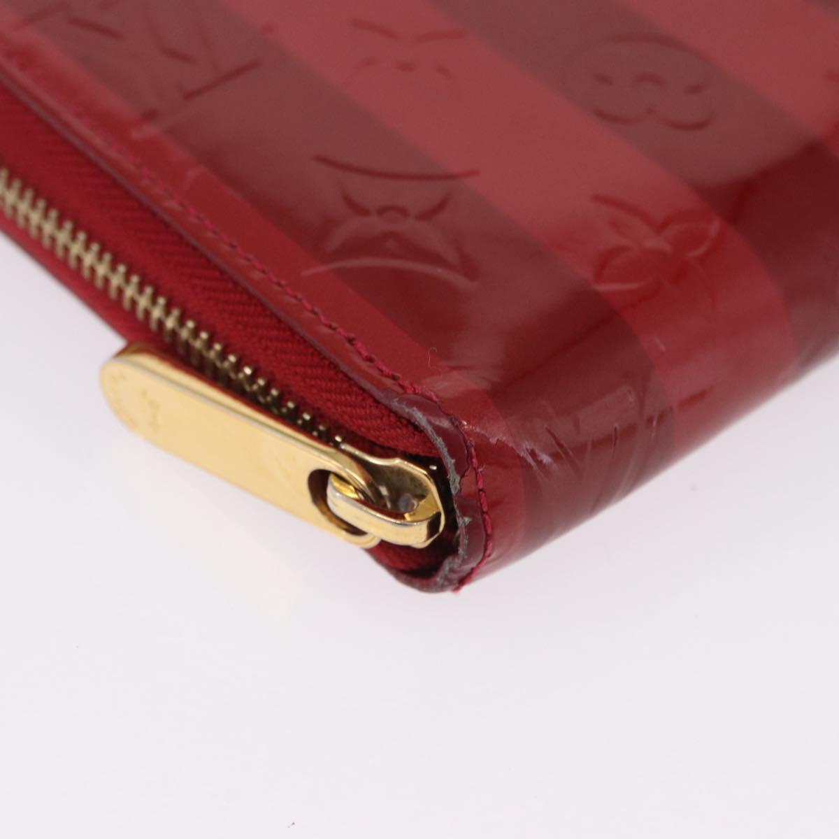 Louis Vuitton  - Portefeuille zippy Cuir vernis rayures