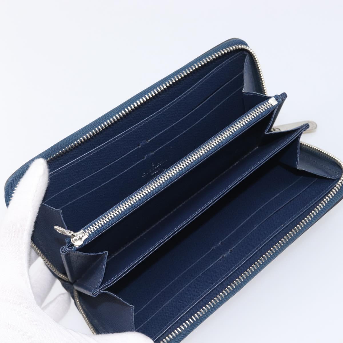 Louis Vuitton - Portefeuille Zippy Cuir épi Marine