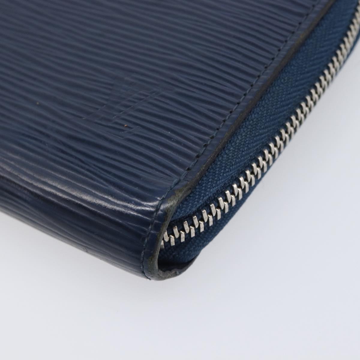 Louis Vuitton - Portefeuille Zippy Cuir épi Marine