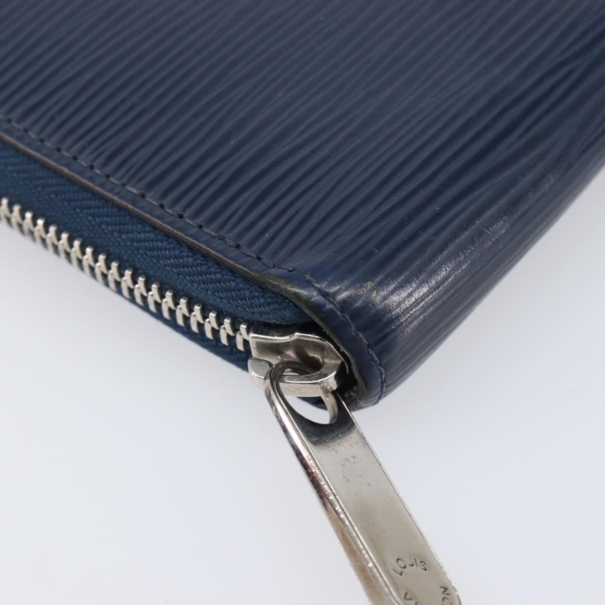 Louis Vuitton - Portefeuille Zippy Cuir épi Marine