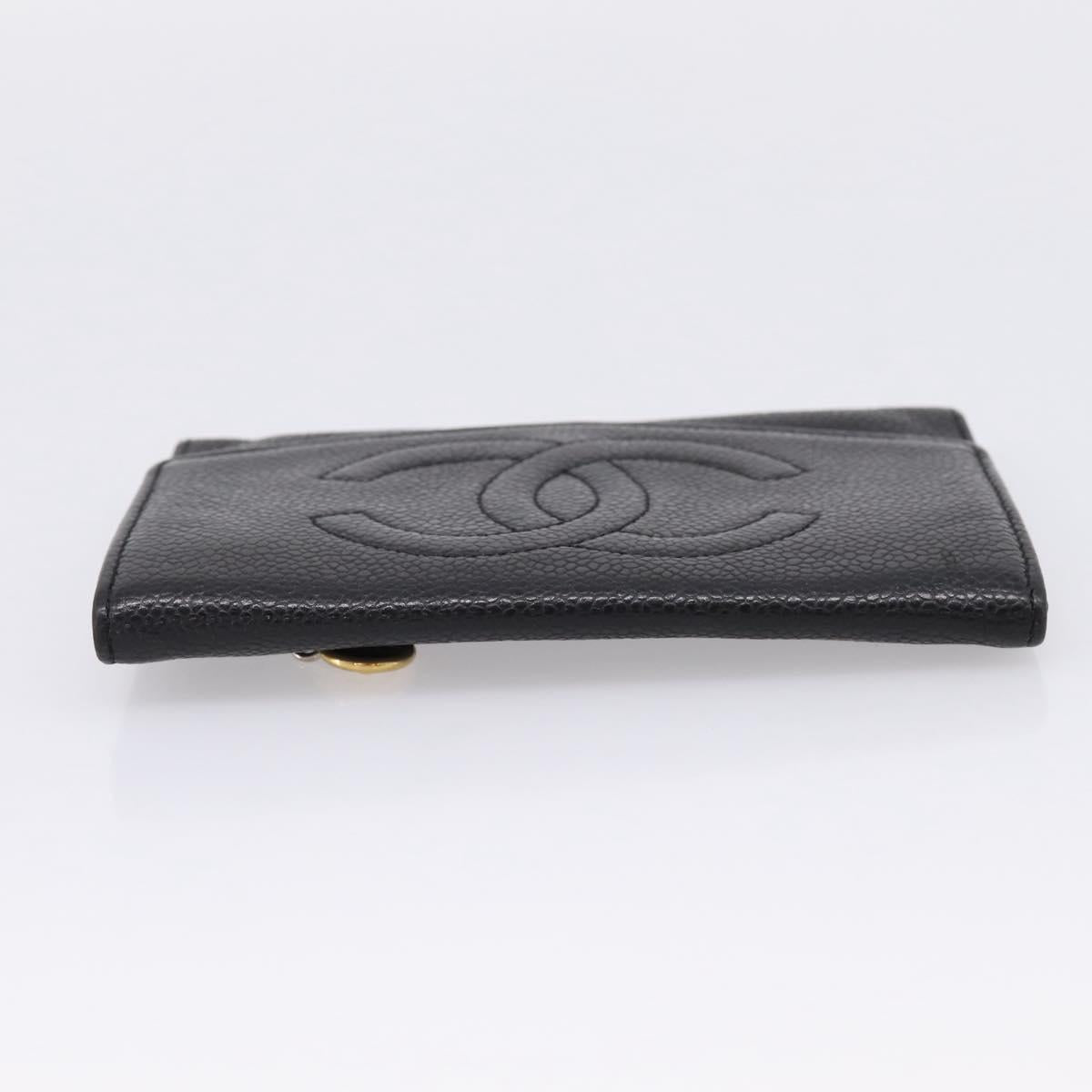 Chanel - Portefeuille vintage caviar CC
