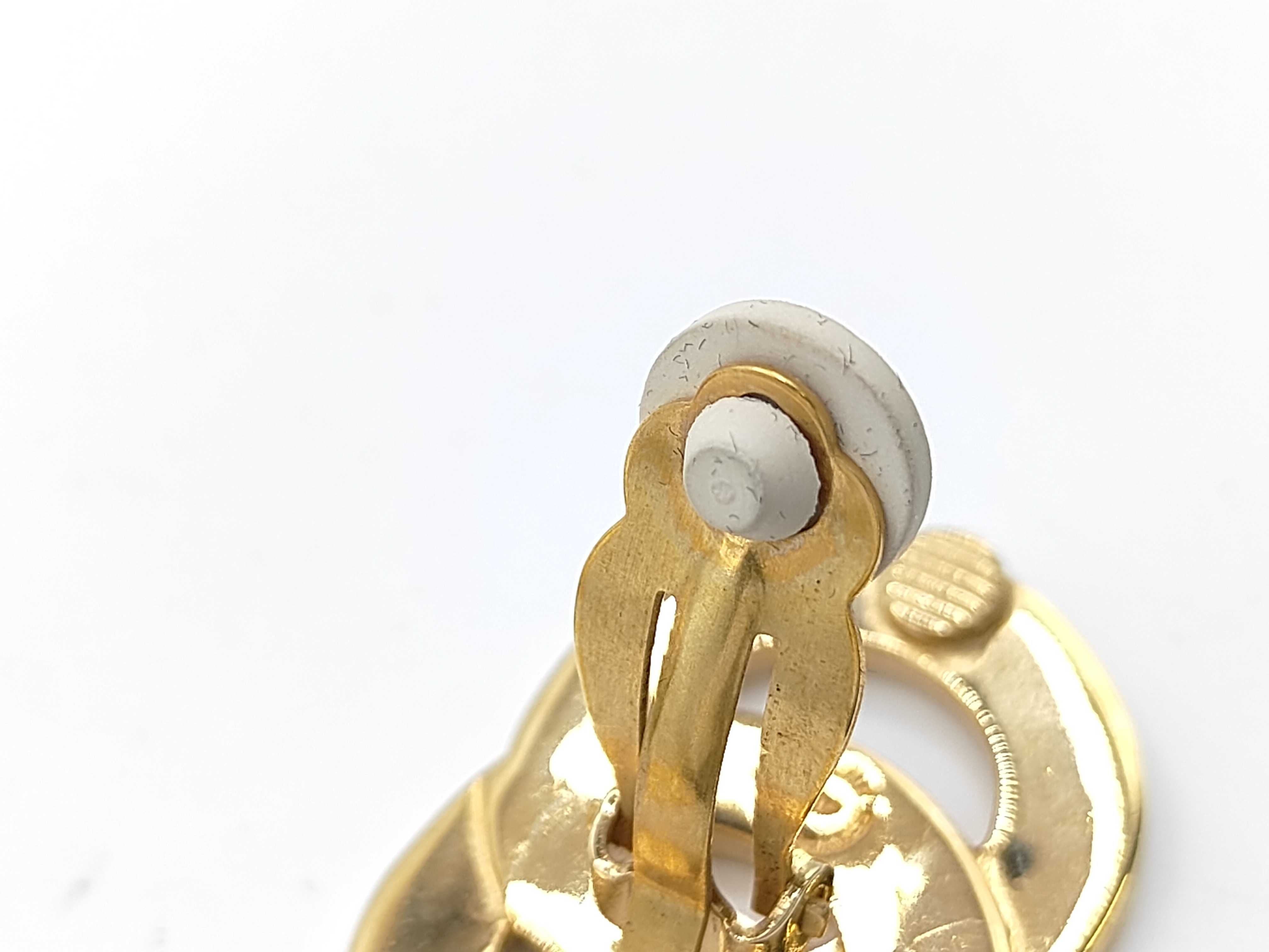 CELINE - Boucles d’oreilles vintage à clip