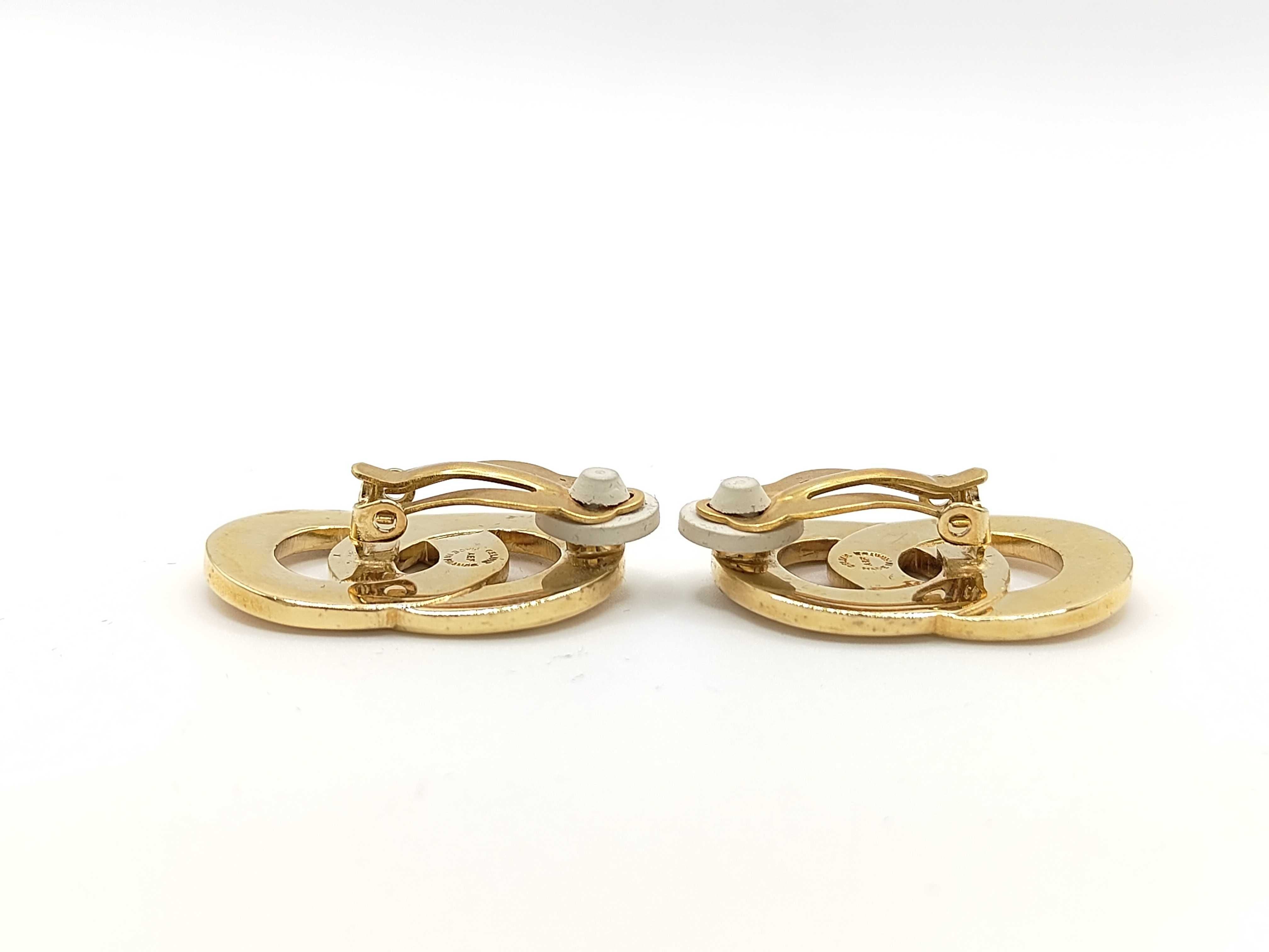 CELINE - Boucles d’oreilles vintage à clip