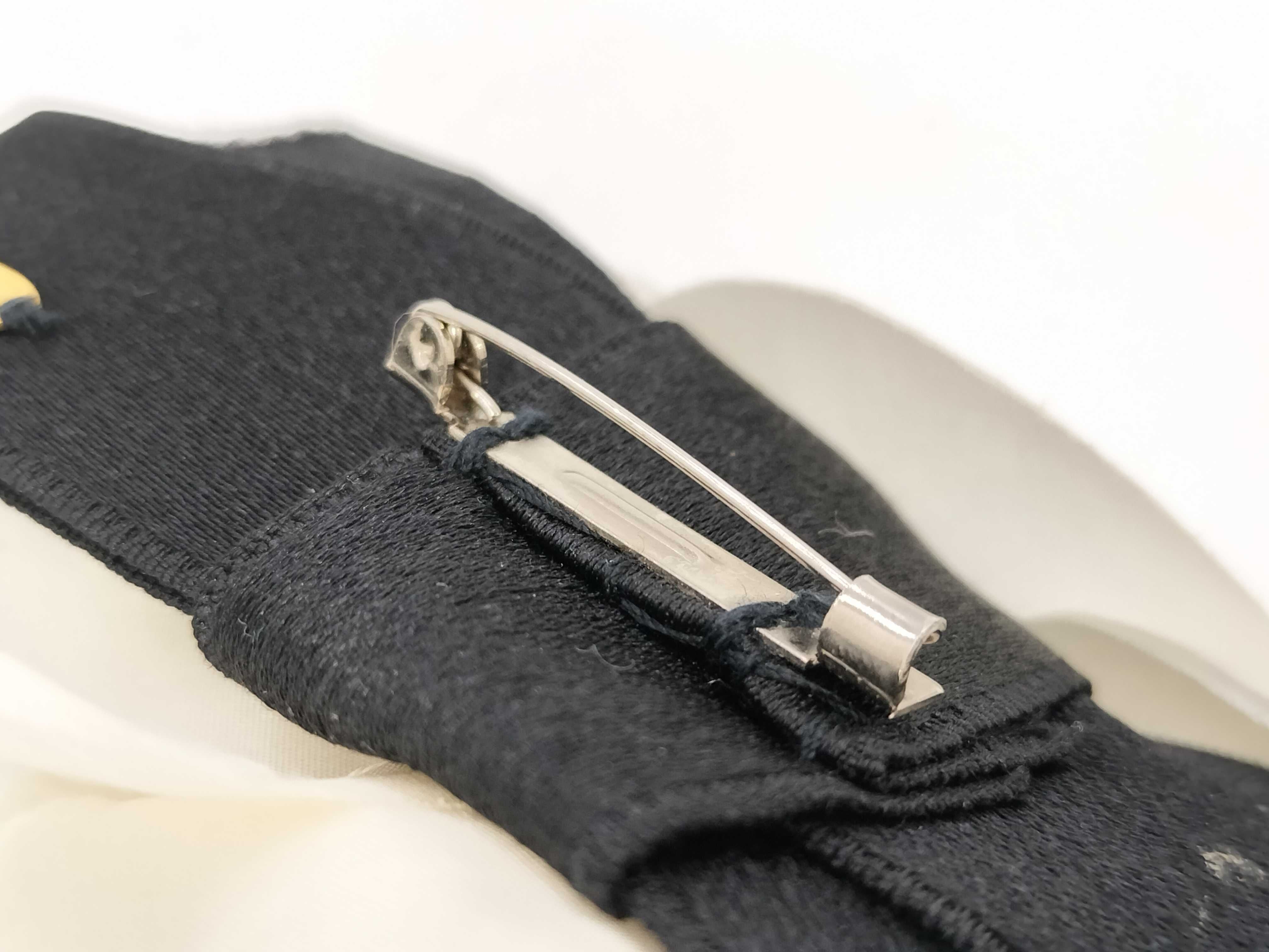 CHANEL - Broche Camélia Satin vintage