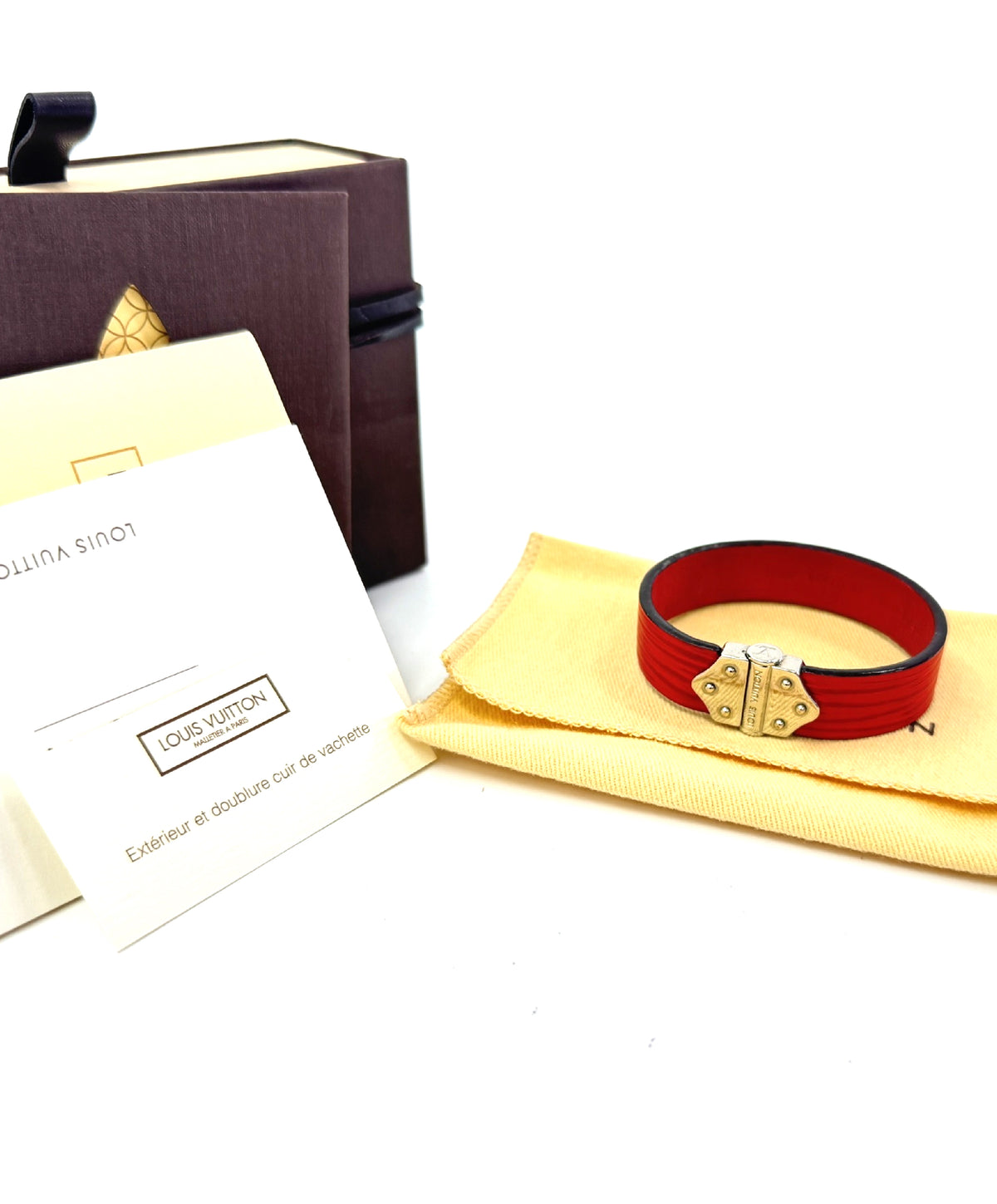 Louis Vuitton - Bracelet Esprit en cuir épi