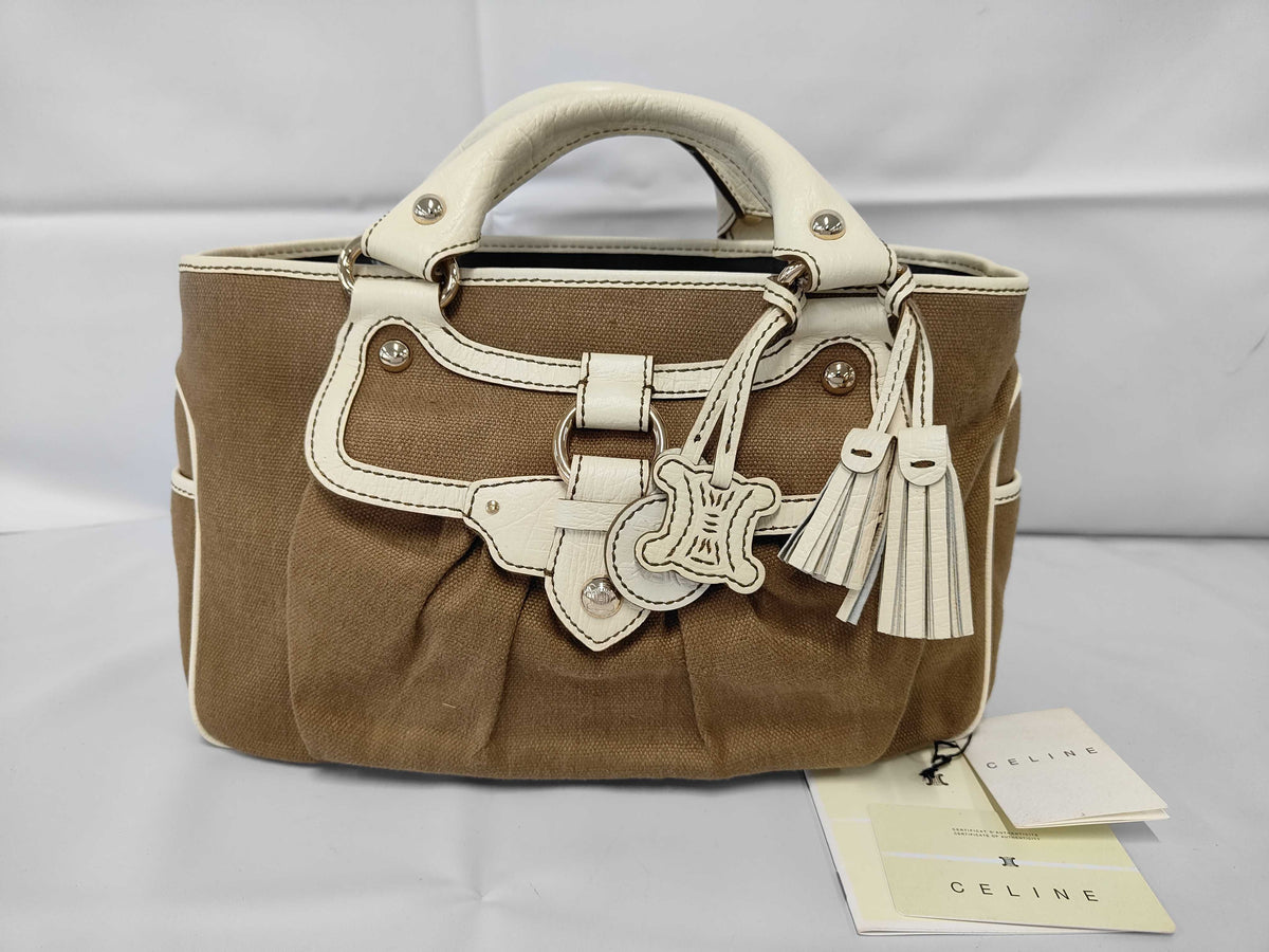 Céline - Boogie en coton et cuir