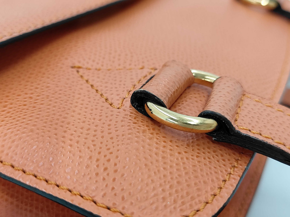 Céline - Sac vintage orange en cuir