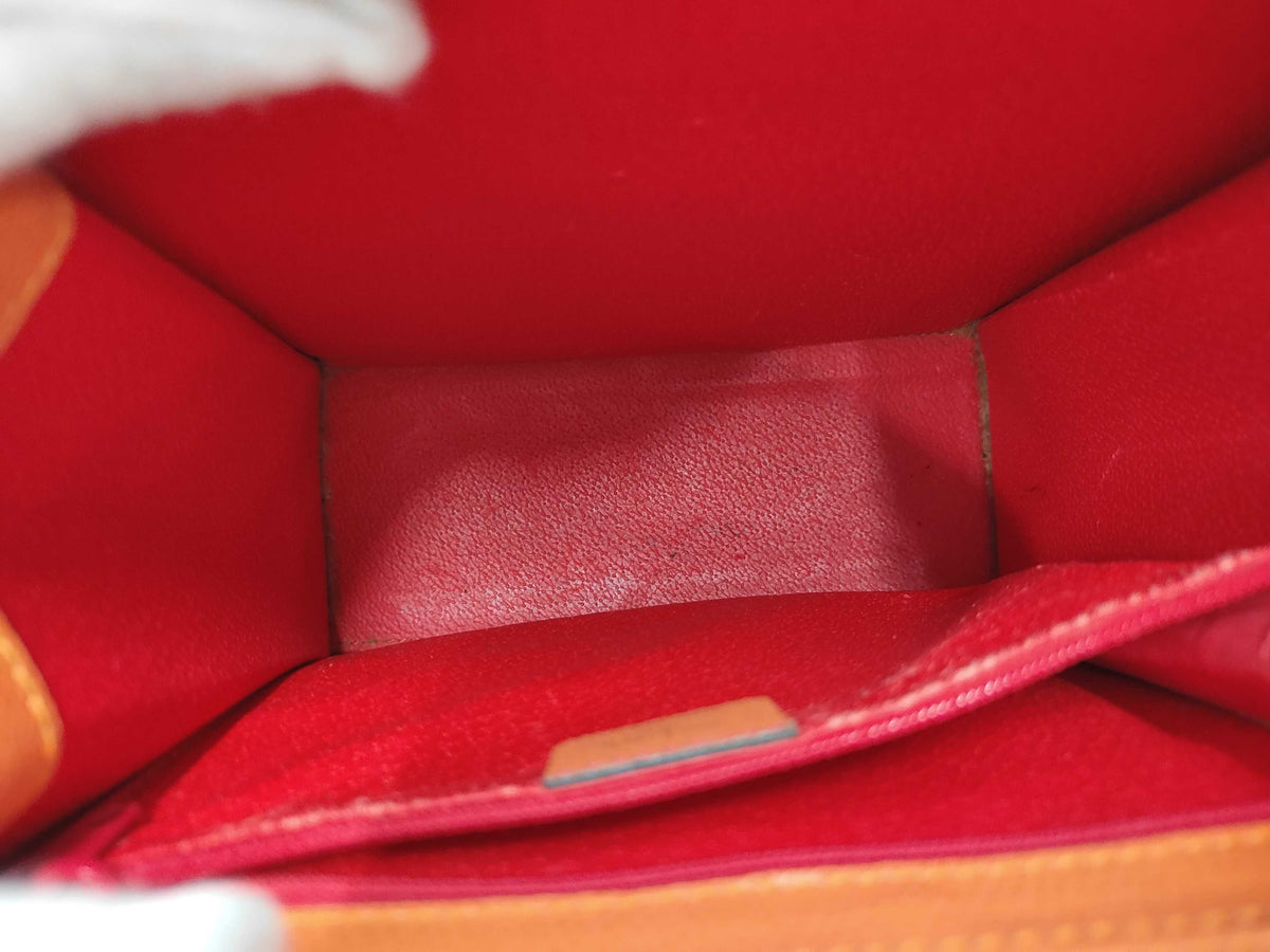 Céline - Sac vintage orange en cuir