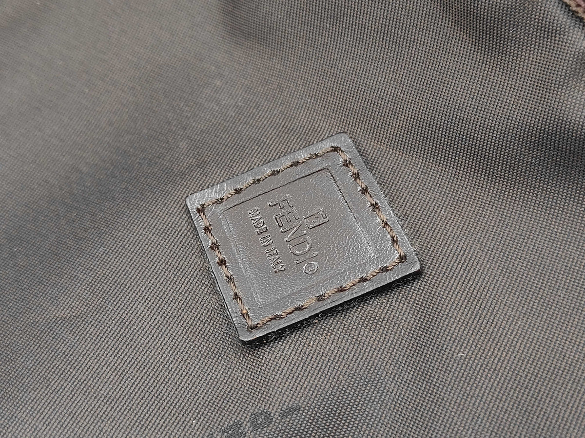 Fendi - Valise douple toile zucca