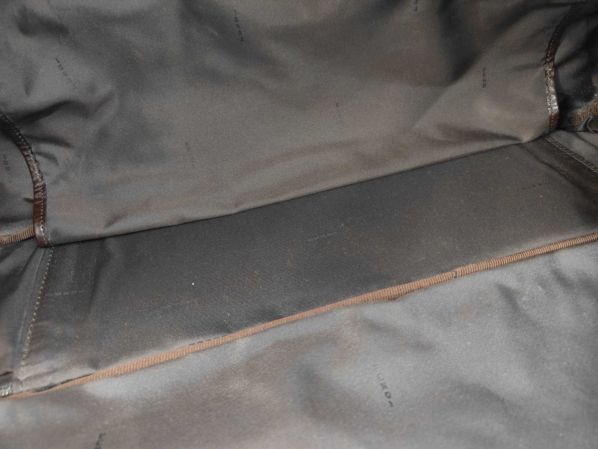 Fendi - Valise douple toile zucca