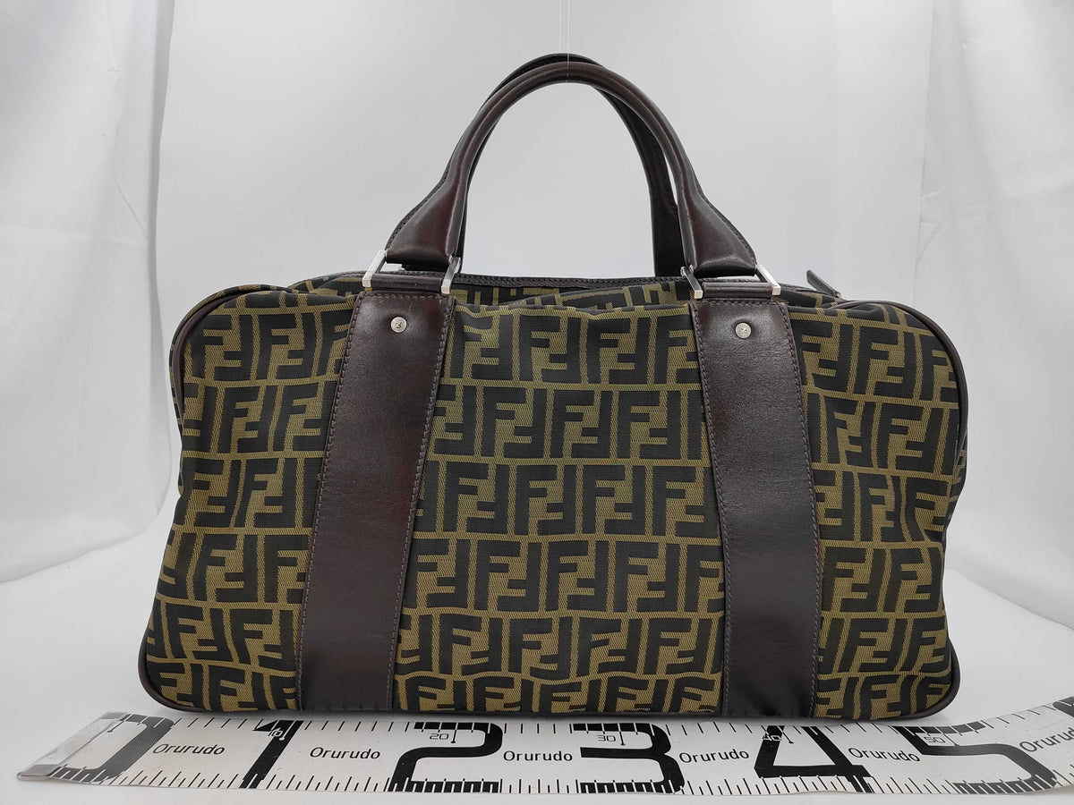 Fendi - Valise douple toile zucca