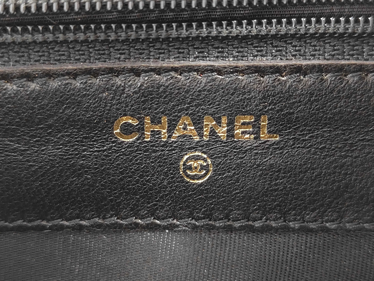 Chanel - Portefeuille caviar CC