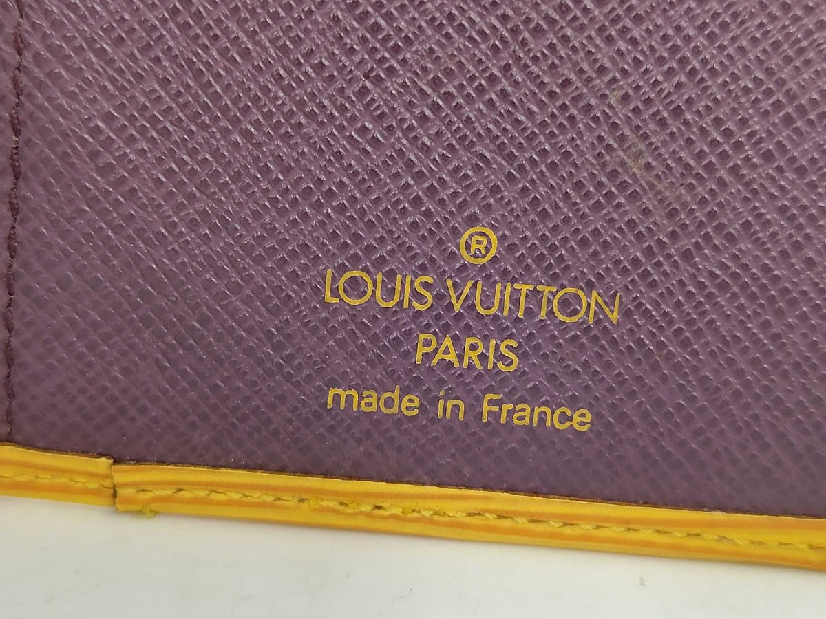 Louis Vuitton - Organizer de poche Epi jaune