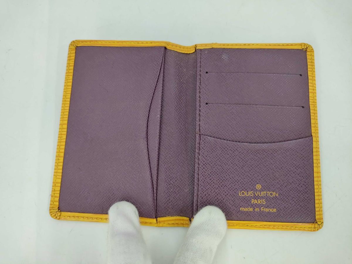 Louis Vuitton - Organizer de poche Epi jaune