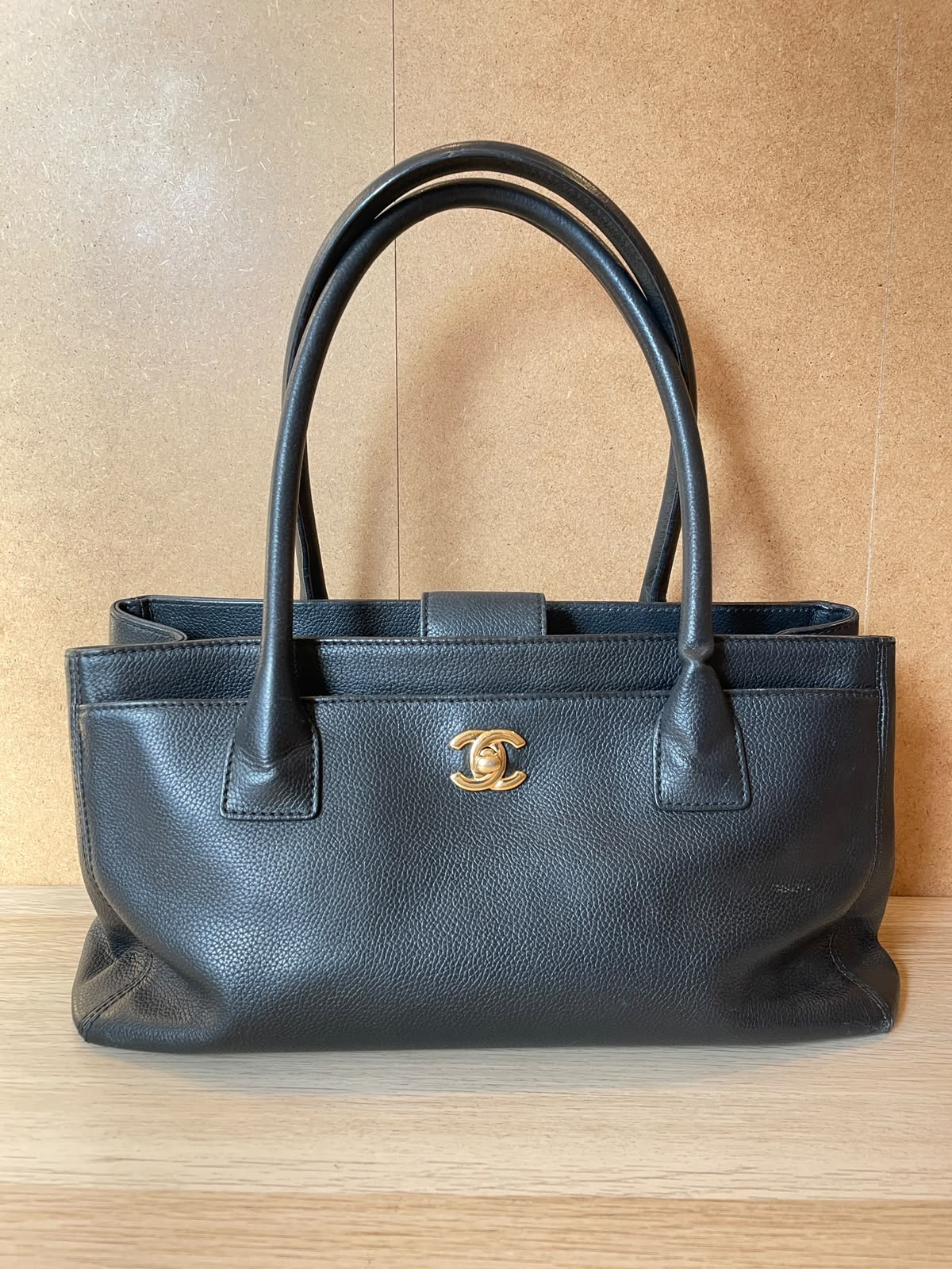 Chanel - Petit cabas cuir grainé Cerf Executive