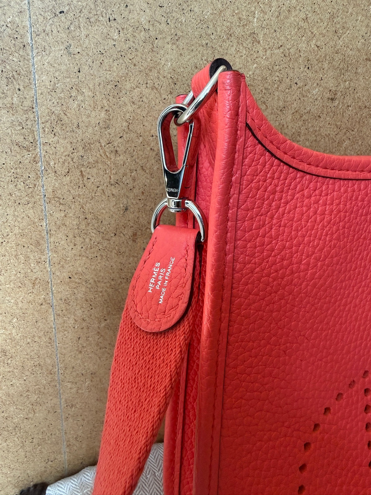 Hermès - Evelyne 16 Amazone - cuir taurillon clémence rose jaïpur